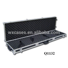 hot sell high quality aluminum rifle gun case with 2 wheels from China factory